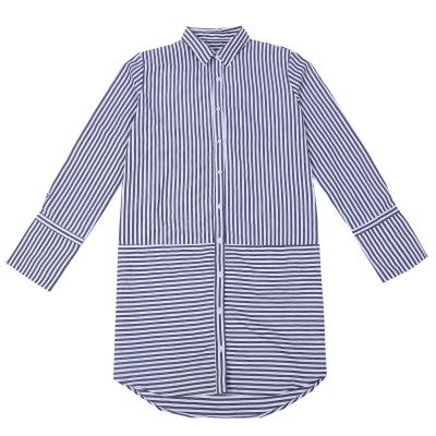 China Other High Quality Custom Wholesale Neutral Long Sleeve Long Sleeve Striped Shirt for sale