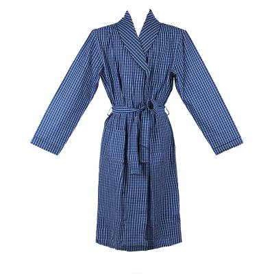 China Hot Factory Direct Selling Cotton Nightgown Men's Cotton Nightgown 100% Cotton Long Robe for sale