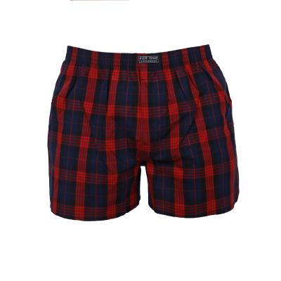 China Cotton 100% the price is good and can be customized boxers men's boxers quarter check at home for sale