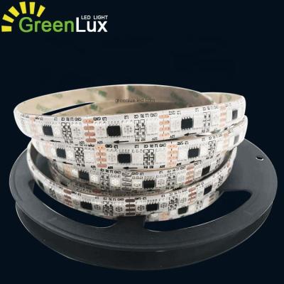 China 5v 12V 24V Digital RGB Pixel RGB LED Strip Light Addressable Led Tape for sale