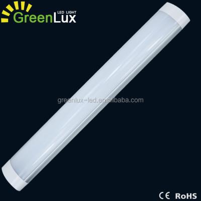 Китай tri-proof led light 1200mm 1500mm slim flat wide fluorescent batten fittings 20w/40w/60w продается