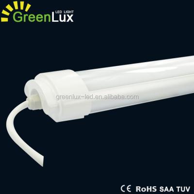 China Ip65 Waterproof Fluorescent Fitting /Tri-Proof LED Linear Light Fittings For Car Parking, Airport, Metro, Train for sale