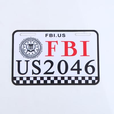 China Bike decoration bicycle license plate design single rear motorcycle license plate for sale