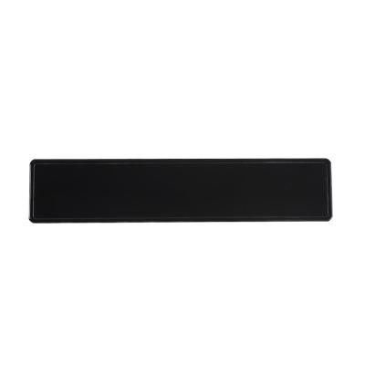 China Traditional Black Empty Custom Number Office Name Rectangle Decoration Door Plates for sale