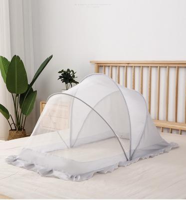 China Home Baby Folding Mosquito Net For Portable Folding Summer Foldable Mosquito Bites Pink for sale