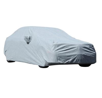 China Car Accessories PEVA Cloth Universal Cover Antifreeze And Breathable Dustproof Outdoor Suv Car Easily for sale