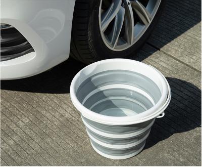 China Viable outdoor car water bucket space saving folding bucket for household home camping for sale