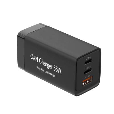 China New Product Mobile Phone Mobile Phone PD Charger 65w GaN Fast Charger for sale