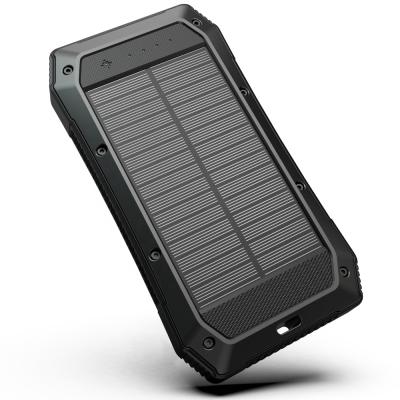 China Portable Waterproof Solar Wireless Charger Power Bank 20000mah Fast Charging Support Power Bank for sale