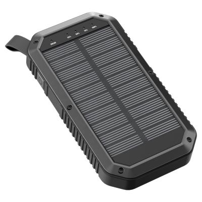 China Waterproof Solar Power Bank Fast Charging Support Charger 10000mah Solar Wireless Power Bank for sale