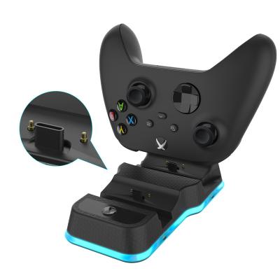 China Multi Functional Xbox Series X Controller Charging Dock +2 Battery +1 Charging Cable for sale