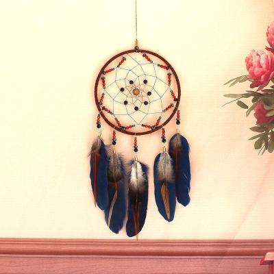 China Europe Wholesale Handmade Dream Catcher Indian Dream Catcher Feather Decoration for sale