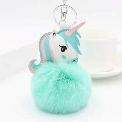 China Promotion Gift High Quality Custom Plush Unicorn Animal Cheap Key Chains for sale