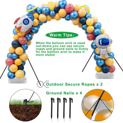 China Hot Selling Plastic Balloons Garland For Party Decoration Balloon AR Kit Wedding Used Plastic Material Amazon Balloon Arch Kit Overview for sale