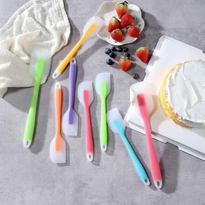 China Sustainable Original hot sale Non Stick Kitchen Utensil Silicone Scraper Spatula For Baking Cooking for sale