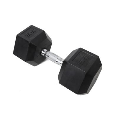 China Steel+Cheap PVC Fitness Hex Dumbbell 5-75 Pounds Gym Equipment $0.71/pound Weight In Stock For Exercise for sale