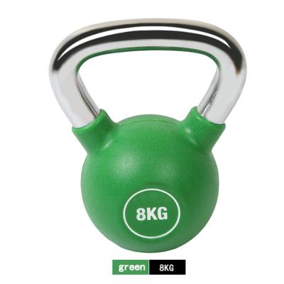 China Exercise And Fitness China New Product Lower Price Rubber Cast Iron Kettlebells for sale