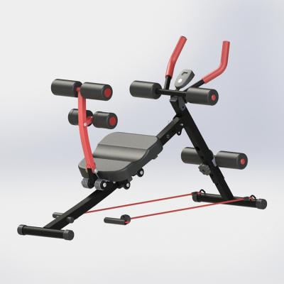 China Abdominal Trainer Ab Workout Fitness Home Adjustable Core Machine 980*210*355mm for sale