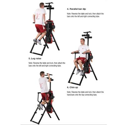 China Adjustable Foldable Heavy Duty Body Sculpting Fitness Equipment Inversion Therapy Table 100kgs 2020 for sale