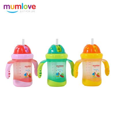 China 200ml PP /Silicone PP Water Bottle Baby Sippy Cups Baby Drink Water Bottle Cup With Handle Training Cups for sale