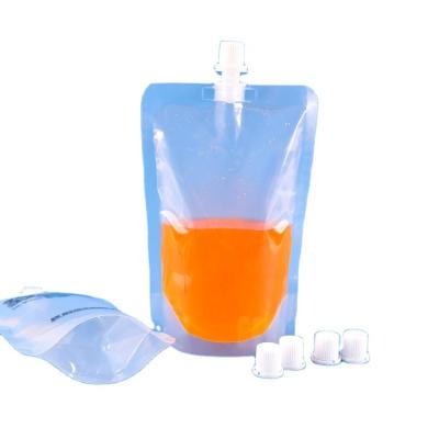 China Aseptic Wholesale Custom Logo Stand Up Suction Spout Bag Packaging Bag For Traditional Chinese Medicine for sale