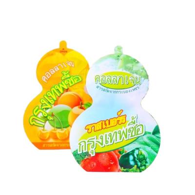 China Small Food Grade Aseptic Material Food Plastic Packaging Bags Gourd Shaped Plastic Bag for sale