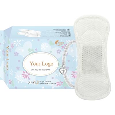 China Breathable Natural Sanitary Pads Towel Bamboo Herbal Pads for sale