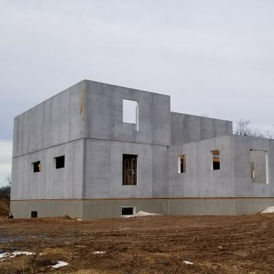 China Upgraded calcium silicate facing material with EPS core sandwich panel Structural insulated panel for sell for sale