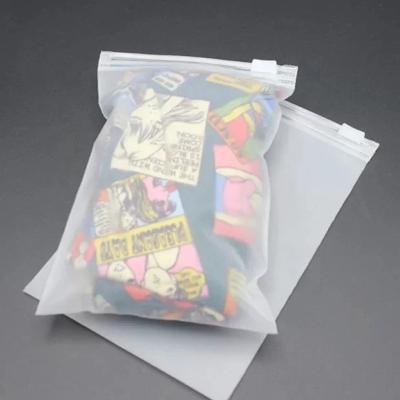 China Recyclable resealable poly plastic bag with logo printing custom clothing t-shirt zipper packaging plastic bag for bikini packaging for sale