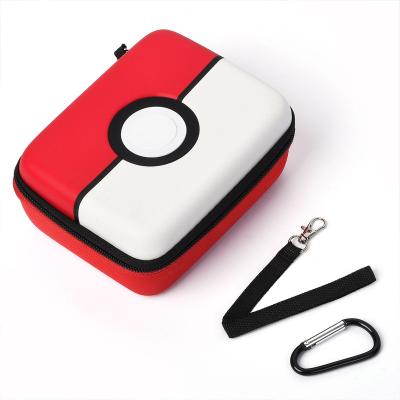 China Custom Portable Holder EVA Trading Pokemon Cards Card Storage Case Carry Hard EVA Card Case Protective Game Zipper Fashion Travel for sale