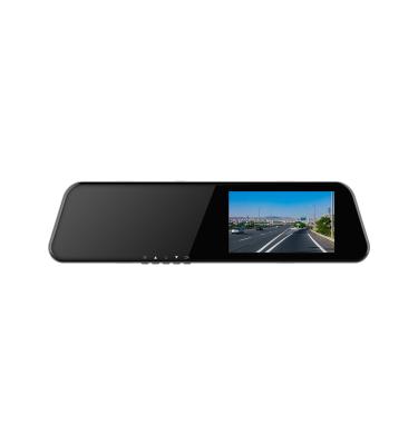 China NIGHT VISION New Product 4.5 inch HD 1080p Dual Screen Lens Front and Rear View Driving Recorder Car DVR Camera Car Mirror Dash Cam for sale