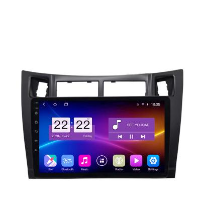 China Amplifier 8 Core 4G Full Netcom For Toyota 08-11 Yaris All-in-one In-Vehicle GPS Navigation Car Navigation for sale