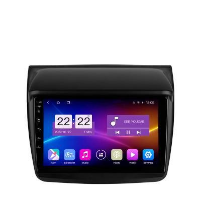 China 4G+64G Amplifier is suitable for 08 Mitsubishi Pajero Reversing Image Car Large Screen Smart Android GPS Navigation for sale