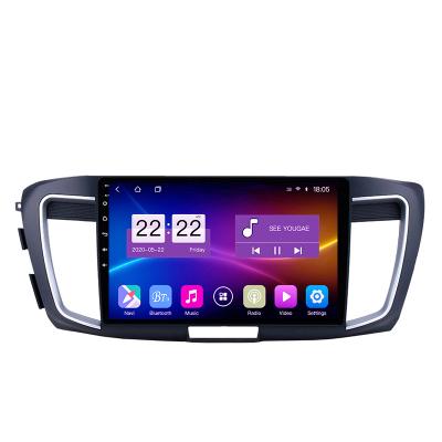 China Amplifier Factory Outlet Radio WIFI Media Player Gps Navigation System For Honda Accord 9th Car DVD Navigator Piaye for sale