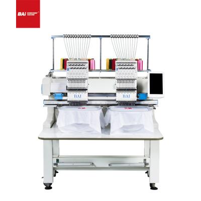 China Garment Shops BAI Automatic High Speed ​​Twelve Color 12/15 Needle Computerized Embroidery Machine for sale