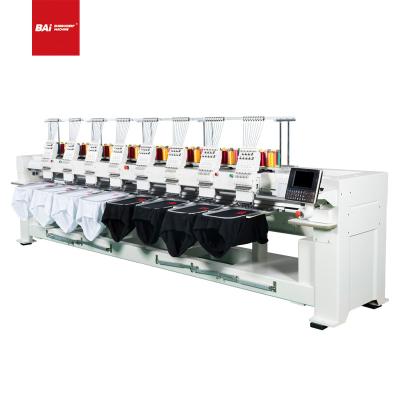 China Garment Shops BAI 8 Head Automatic Multi Function Automated Garment Hat Embroidery Machine with low price than ricoma brother for sale