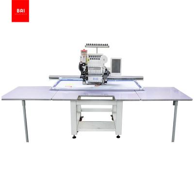 China HomeTextile Tying flat BAI dahao computer 500*1200mm single head beading embroidery machine mixed prices for sale