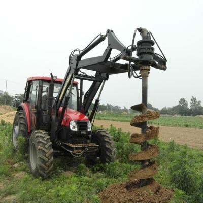 China Farm tractor manufacturer price farm tractor 80HP 4wd agricultural tractor with slasher and auger with AC. for sale