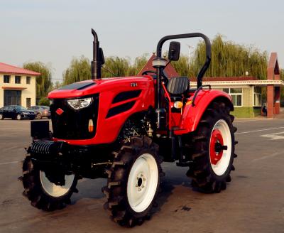 China Farm tractor factory pprice 4 wheel drive 70hp tractor with front end loader 70 hp tractor for sale