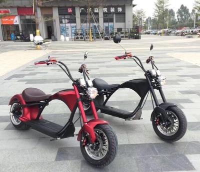 China halei hally 1500w 2000w citycoco electric scooter motorcycle with EEC coc certificate 18inch for sale