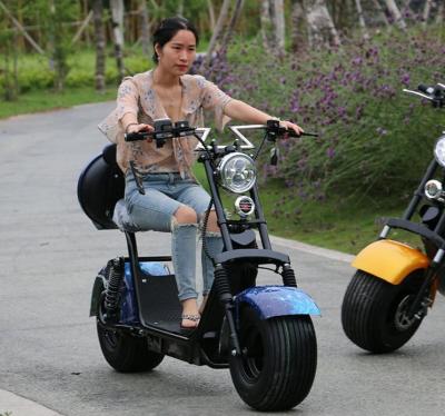 China EEC coc e-scooter citycoco electric scooter with 1500w 60v 18inch for sale