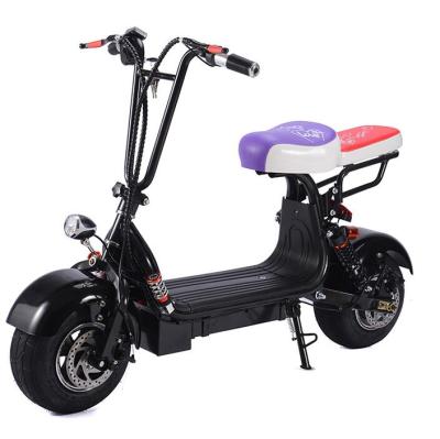 China Fat Tire Child 48V 12AH 800w Electric Scooter Citycoco Mini Halley Scooter for Kids 9.5inch for sale