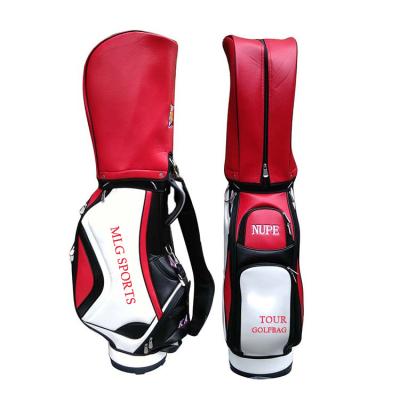 China PU Leather Best Quality PU Leather Custom Design Tournament Golf Course Bags Staff for sale