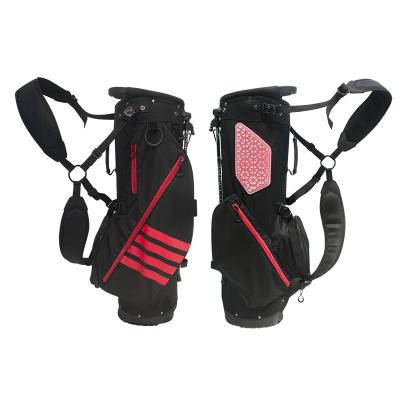 China Wholesale Price Custom Pro Tour PU Tour Chain Logo Stand Golf Bag for sale