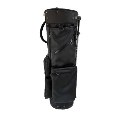 China Competitive Price High Quality PU Customized Embroidery Logo Golf Stand Bag Simple Golf Bag for sale