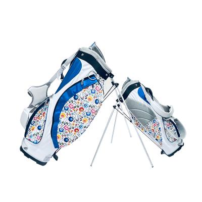 China Hot Selling PU Good Quality Golf Rack Bag Customized Flowers Women's Golf Bags for sale