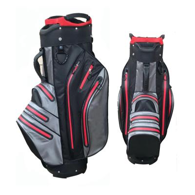 China Hot Sale PU Logo Embroidery Hight Quality Good Price Golf Cart Bag Waterproof for sale