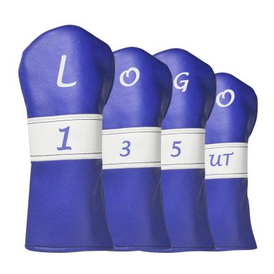 China Protect Golf Club Factory Price High Quality Custom Leather Golf Headcovers Set for sale