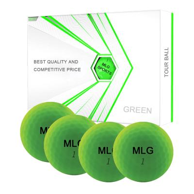 China Wholesale Rubber Urethane/surlyn+ 2/3/4 Piece Colorful Customize Logo Surlyn Long Distance Golf Ball for sale