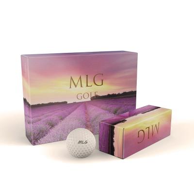 China Rubber urethane/surlyn+ custom golf balls with custom packing 2 3 4 piece layer tournament urethane golf balls for sale